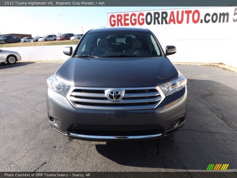 Magnetic Gray Metallic / Ash 2013 Toyota Highlander V6