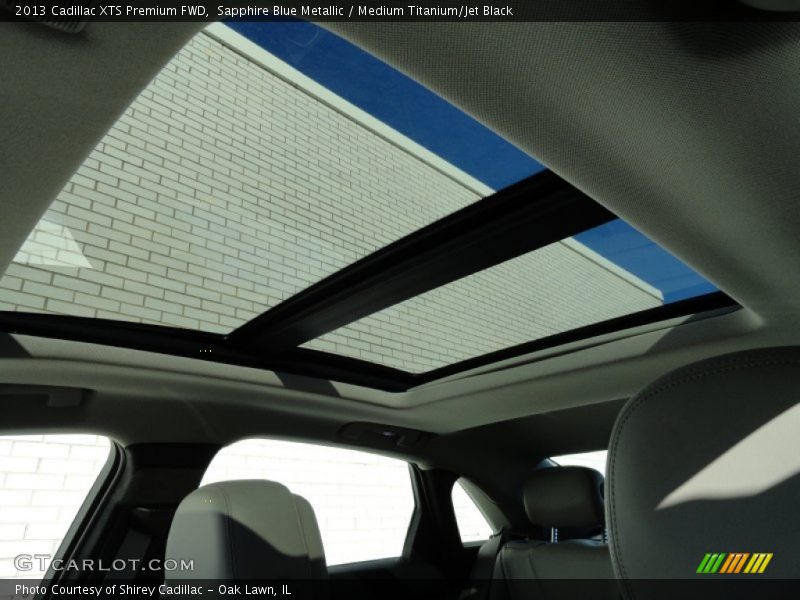 Sapphire Blue Metallic / Medium Titanium/Jet Black 2013 Cadillac XTS Premium FWD
