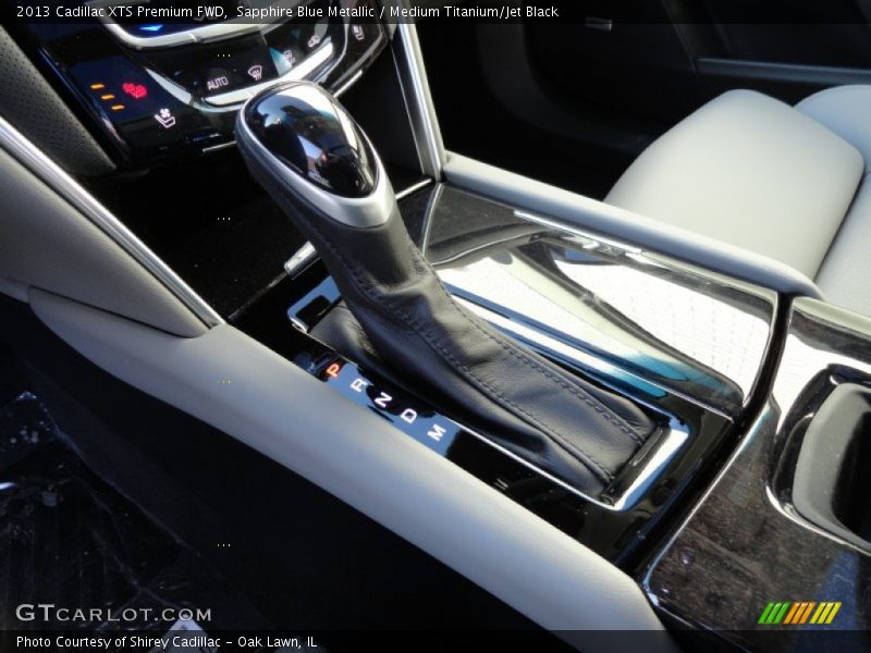 Sapphire Blue Metallic / Medium Titanium/Jet Black 2013 Cadillac XTS Premium FWD
