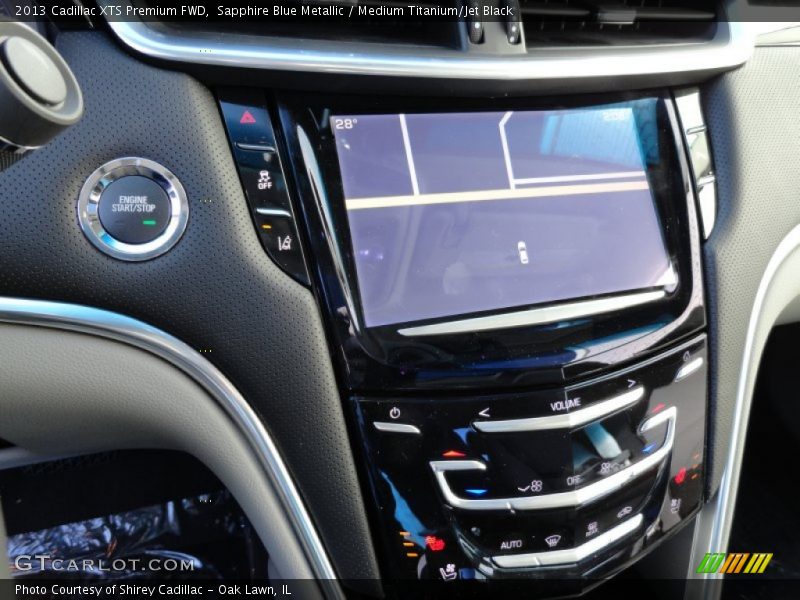 Sapphire Blue Metallic / Medium Titanium/Jet Black 2013 Cadillac XTS Premium FWD
