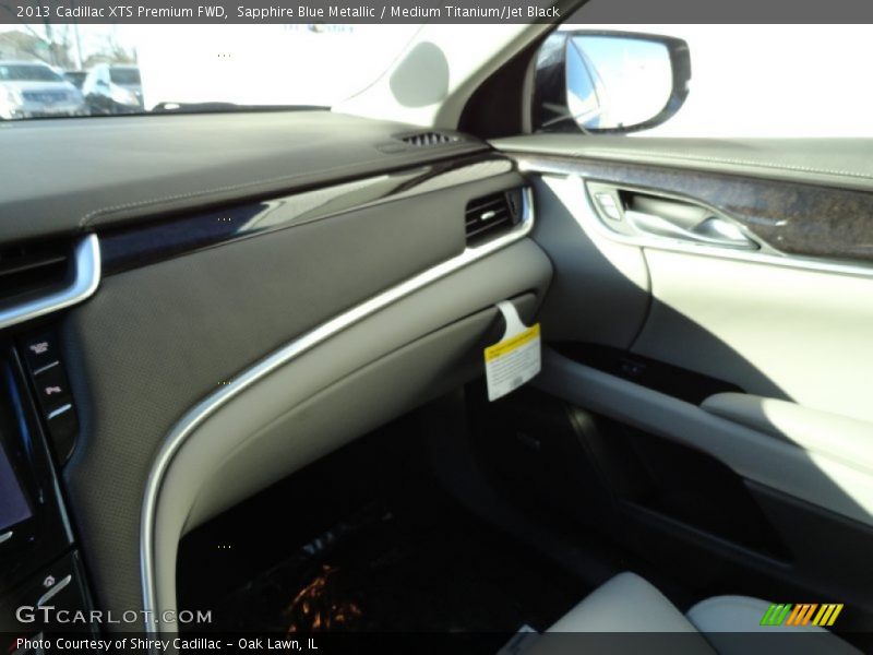 Sapphire Blue Metallic / Medium Titanium/Jet Black 2013 Cadillac XTS Premium FWD