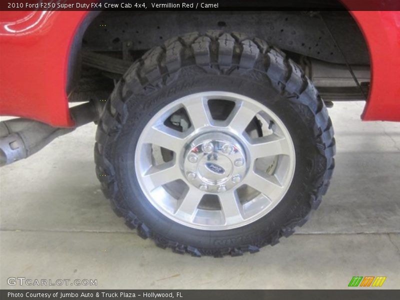 Custom Wheels of 2010 F250 Super Duty FX4 Crew Cab 4x4