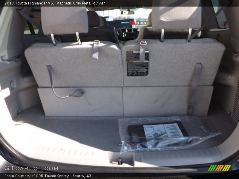Magnetic Gray Metallic / Ash 2013 Toyota Highlander V6