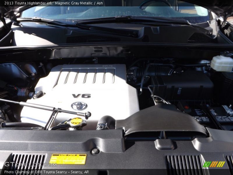 Magnetic Gray Metallic / Ash 2013 Toyota Highlander V6