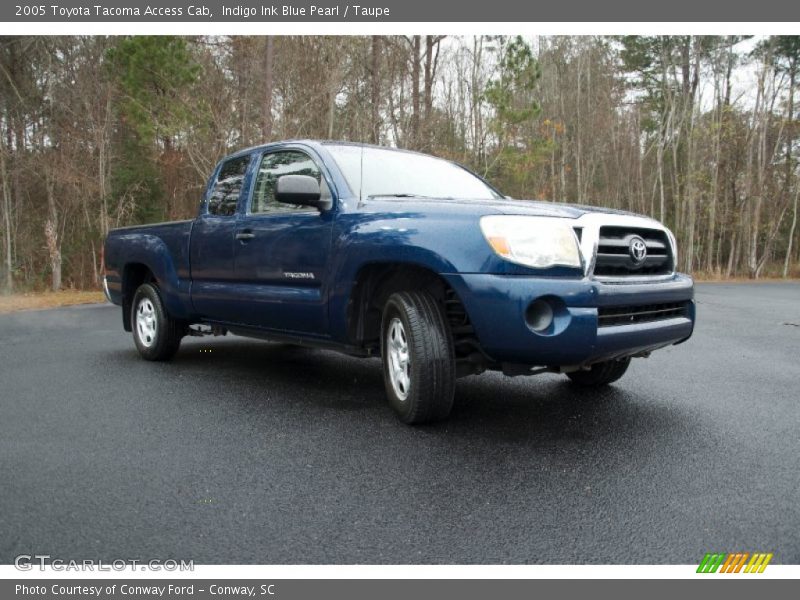 Indigo Ink Blue Pearl / Taupe 2005 Toyota Tacoma Access Cab