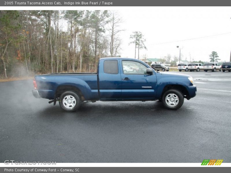Indigo Ink Blue Pearl / Taupe 2005 Toyota Tacoma Access Cab