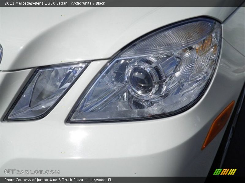 Arctic White / Black 2011 Mercedes-Benz E 350 Sedan
