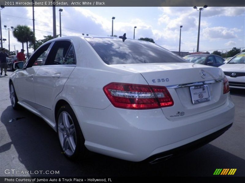 Arctic White / Black 2011 Mercedes-Benz E 350 Sedan