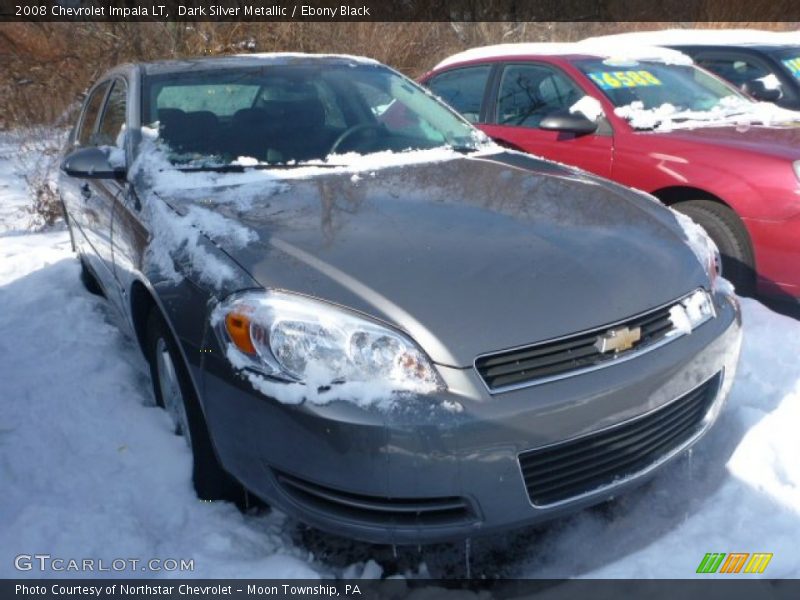 Dark Silver Metallic / Ebony Black 2008 Chevrolet Impala LT