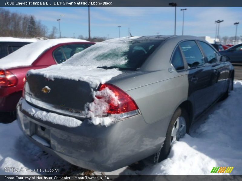 Dark Silver Metallic / Ebony Black 2008 Chevrolet Impala LT