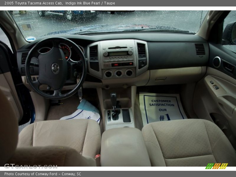 Indigo Ink Blue Pearl / Taupe 2005 Toyota Tacoma Access Cab