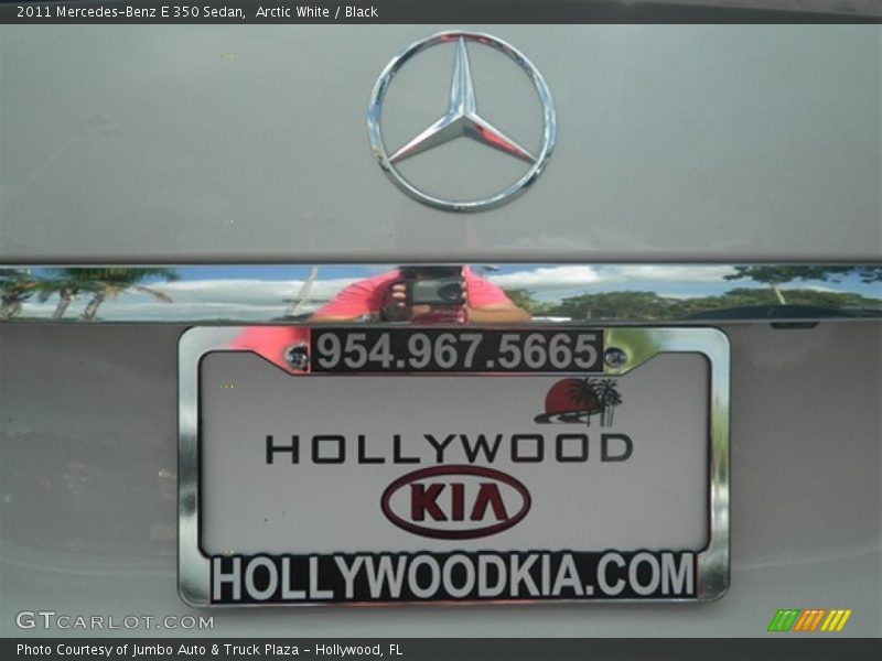 Arctic White / Black 2011 Mercedes-Benz E 350 Sedan
