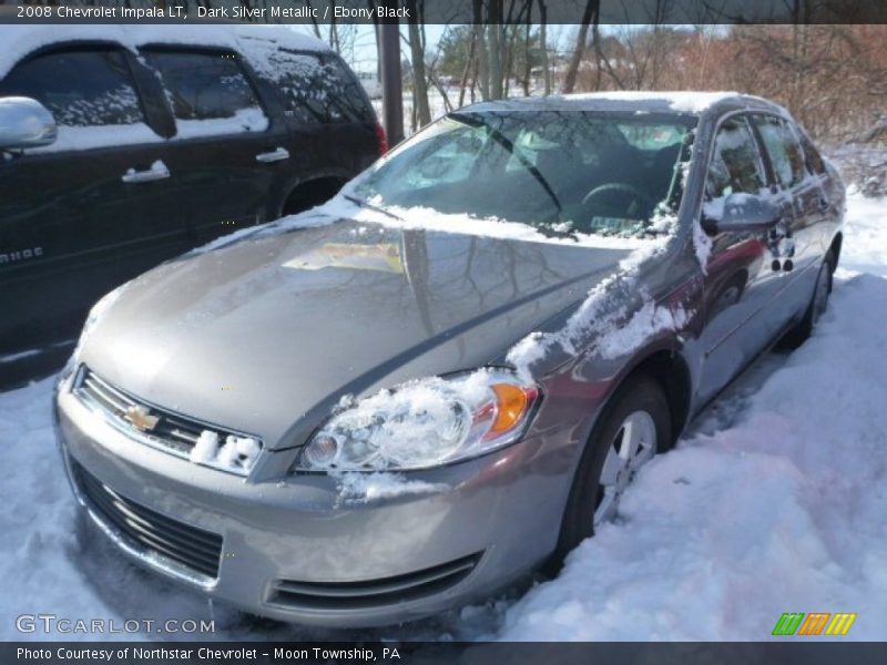 Dark Silver Metallic / Ebony Black 2008 Chevrolet Impala LT
