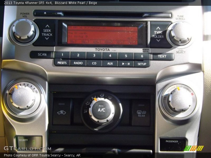 Blizzard White Pearl / Beige 2013 Toyota 4Runner SR5 4x4