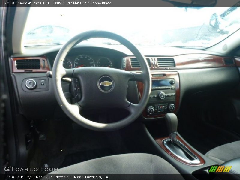 Dark Silver Metallic / Ebony Black 2008 Chevrolet Impala LT