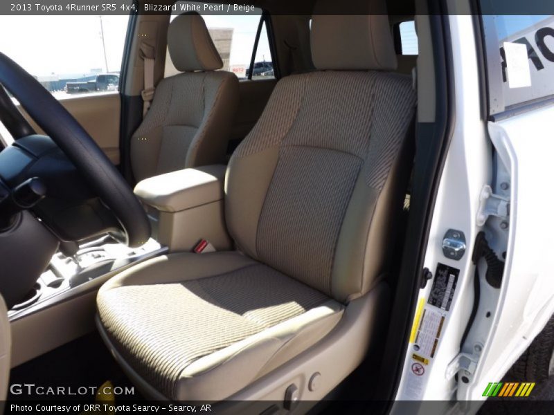Blizzard White Pearl / Beige 2013 Toyota 4Runner SR5 4x4