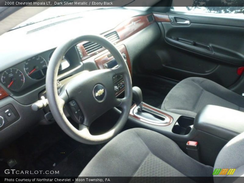 Dark Silver Metallic / Ebony Black 2008 Chevrolet Impala LT