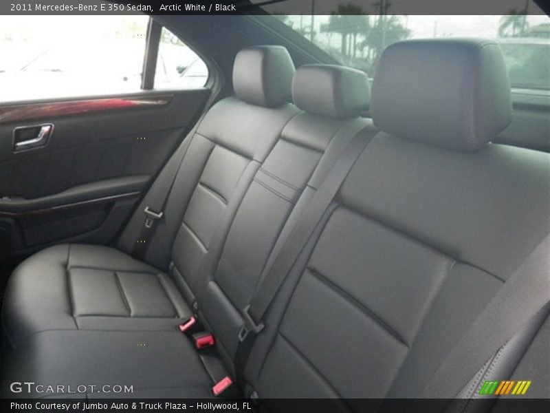 Arctic White / Black 2011 Mercedes-Benz E 350 Sedan