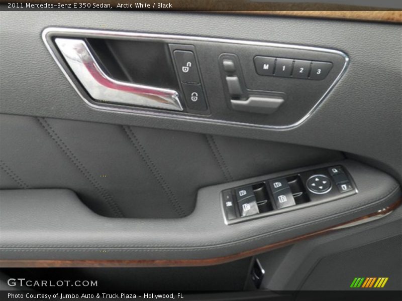 Arctic White / Black 2011 Mercedes-Benz E 350 Sedan