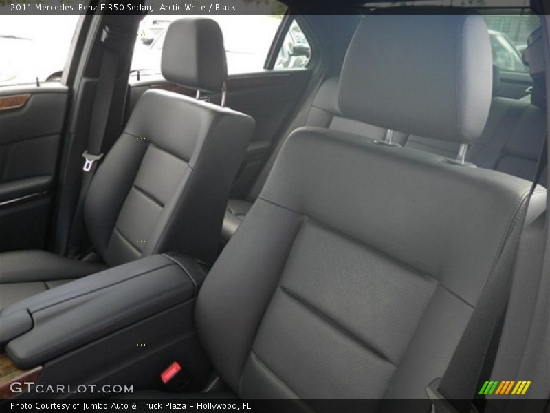 Arctic White / Black 2011 Mercedes-Benz E 350 Sedan
