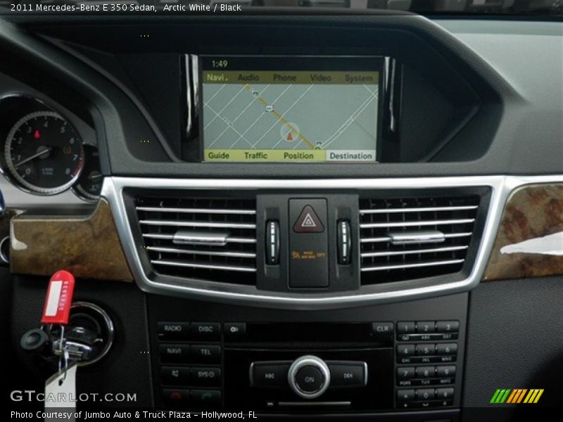 Arctic White / Black 2011 Mercedes-Benz E 350 Sedan