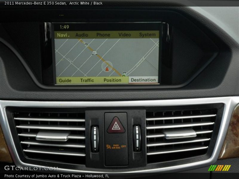 Arctic White / Black 2011 Mercedes-Benz E 350 Sedan