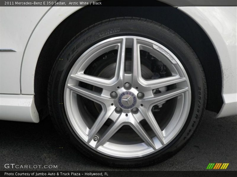 Arctic White / Black 2011 Mercedes-Benz E 350 Sedan