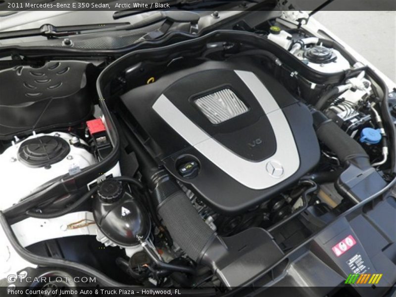 Arctic White / Black 2011 Mercedes-Benz E 350 Sedan