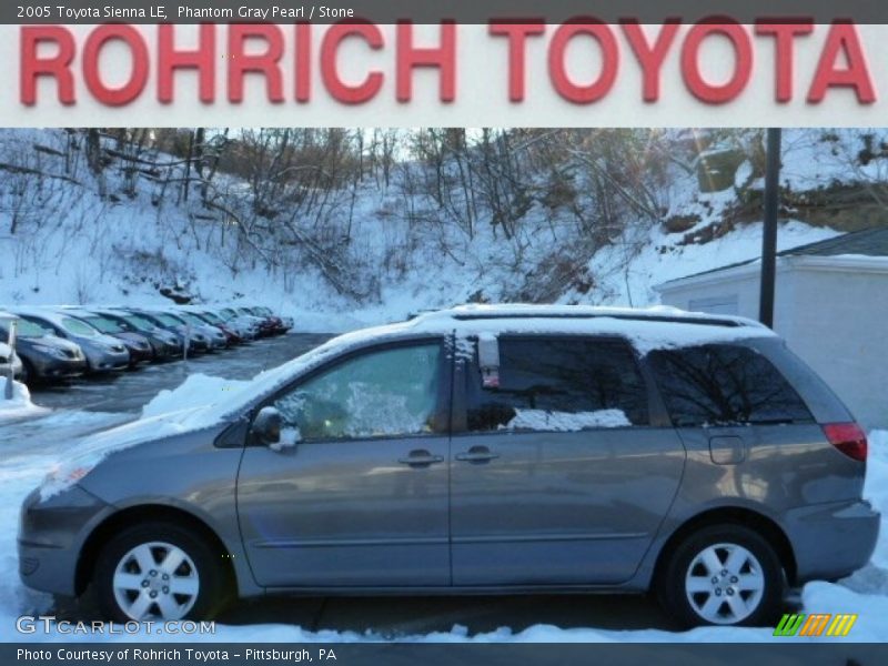 Phantom Gray Pearl / Stone 2005 Toyota Sienna LE