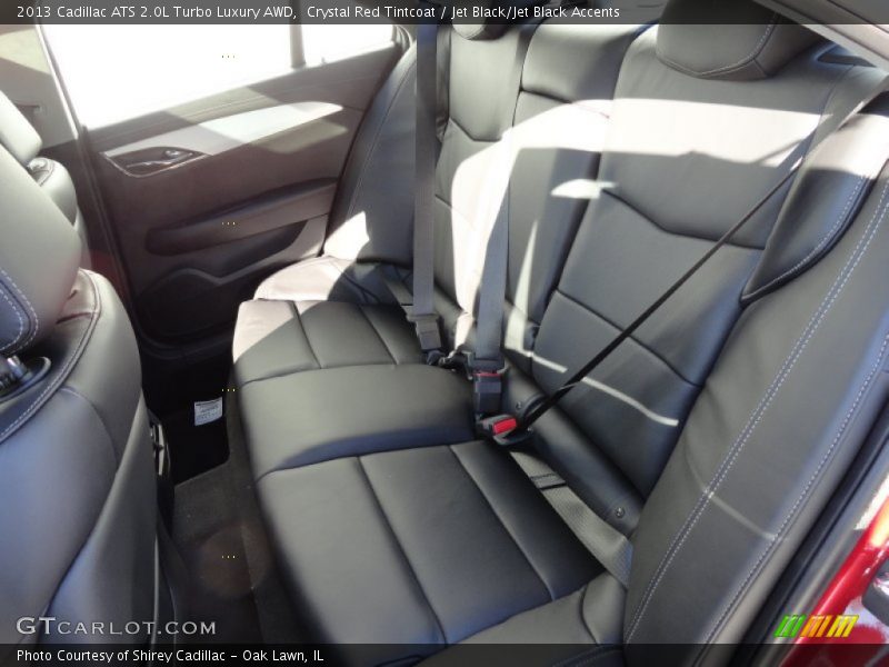 Crystal Red Tintcoat / Jet Black/Jet Black Accents 2013 Cadillac ATS 2.0L Turbo Luxury AWD