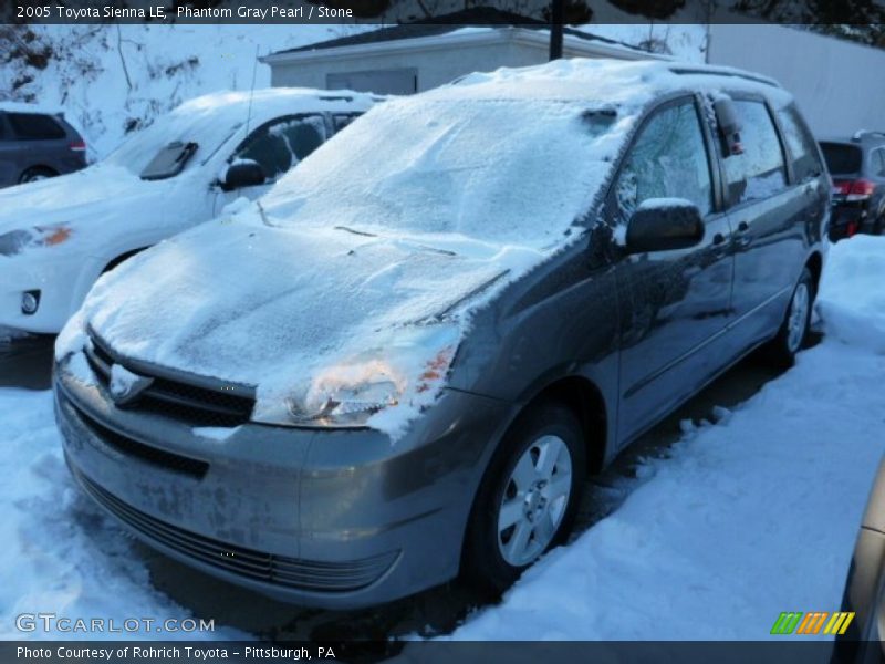 Phantom Gray Pearl / Stone 2005 Toyota Sienna LE