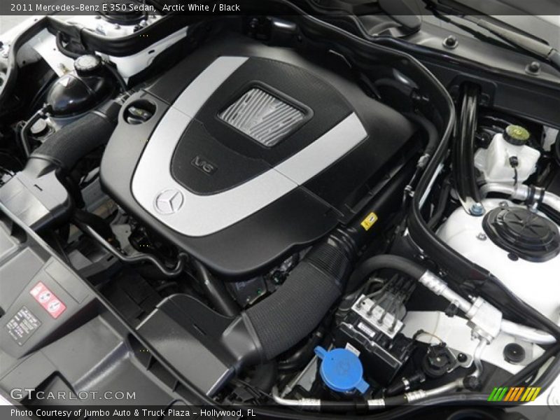 Arctic White / Black 2011 Mercedes-Benz E 350 Sedan