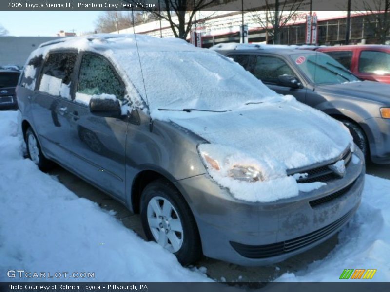 Phantom Gray Pearl / Stone 2005 Toyota Sienna LE
