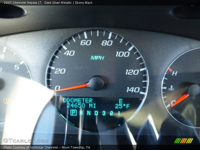 Dark Silver Metallic / Ebony Black 2007 Chevrolet Impala LT