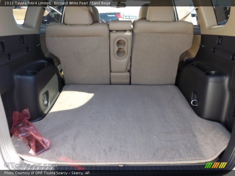 Blizzard White Pearl / Sand Beige 2012 Toyota RAV4 Limited