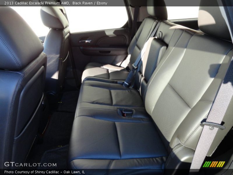 Rear Seat of 2013 Escalade Premium AWD