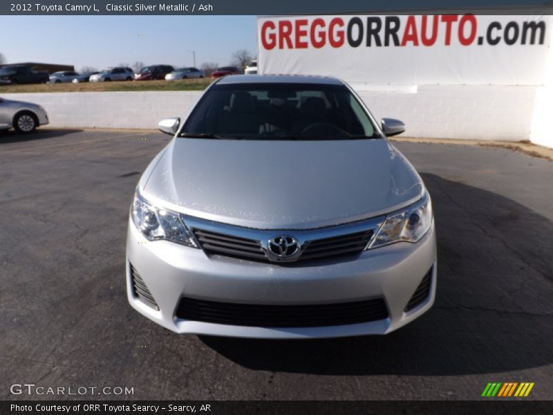 Classic Silver Metallic / Ash 2012 Toyota Camry L