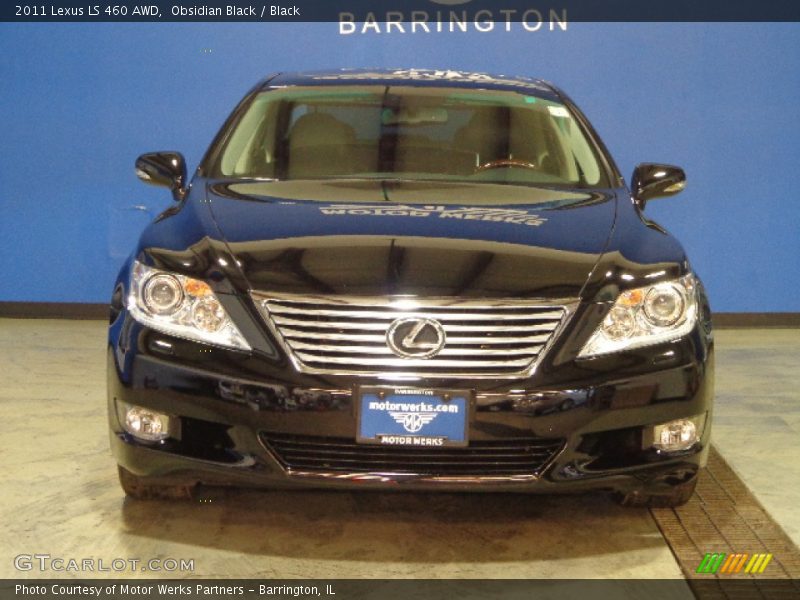 Obsidian Black / Black 2011 Lexus LS 460 AWD