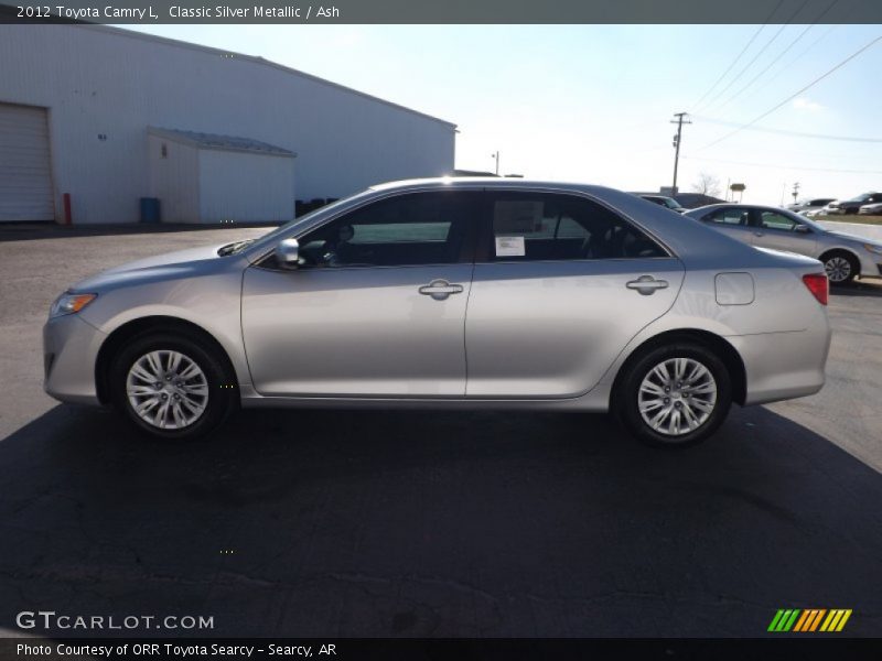 Classic Silver Metallic / Ash 2012 Toyota Camry L
