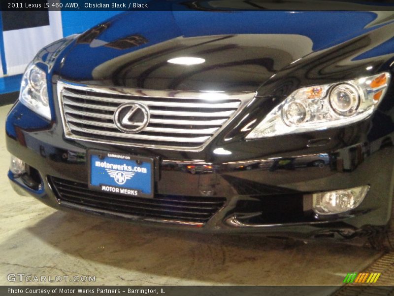 Obsidian Black / Black 2011 Lexus LS 460 AWD