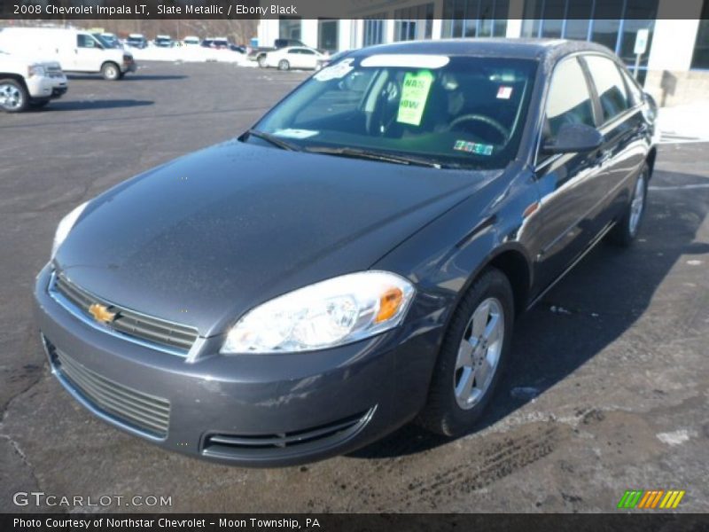 Slate Metallic / Ebony Black 2008 Chevrolet Impala LT
