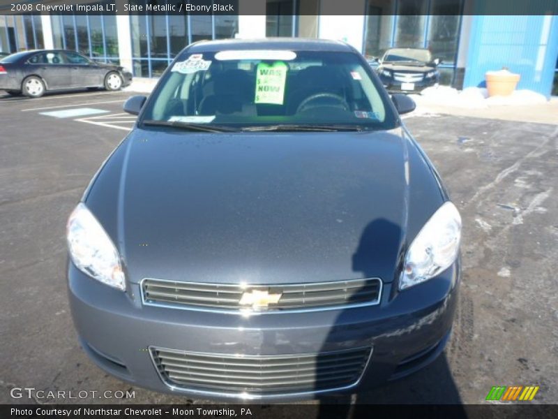 Slate Metallic / Ebony Black 2008 Chevrolet Impala LT