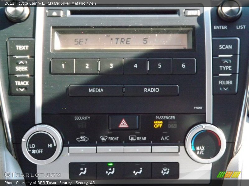 Classic Silver Metallic / Ash 2012 Toyota Camry L