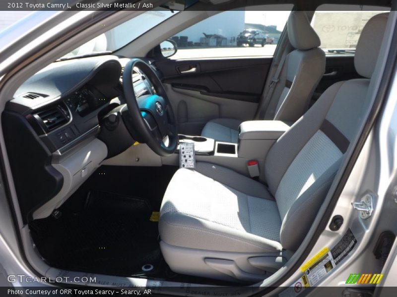 Classic Silver Metallic / Ash 2012 Toyota Camry L