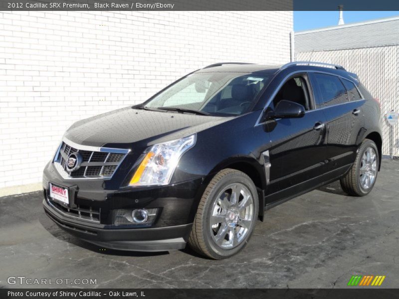 Black Raven / Ebony/Ebony 2012 Cadillac SRX Premium