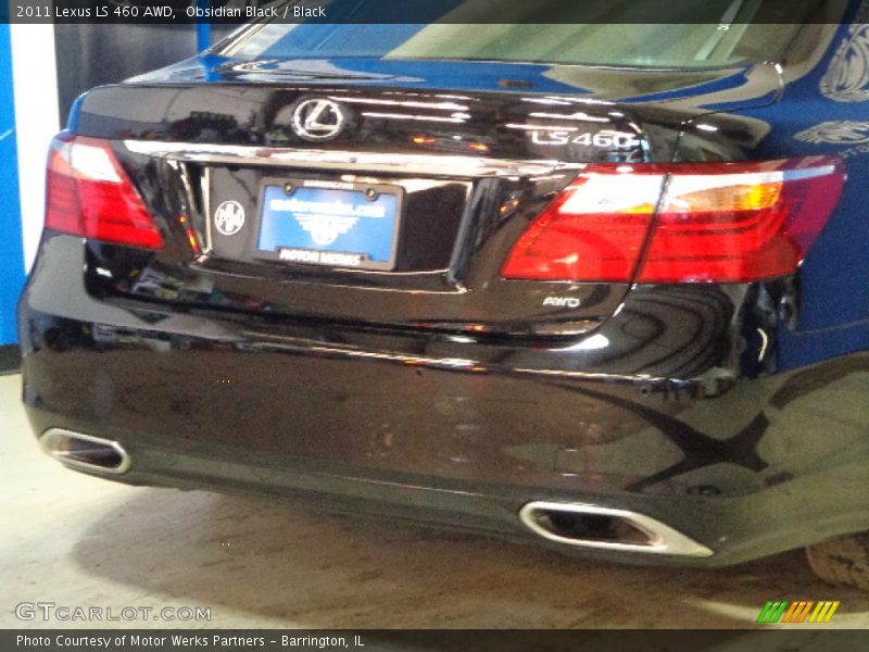 Obsidian Black / Black 2011 Lexus LS 460 AWD