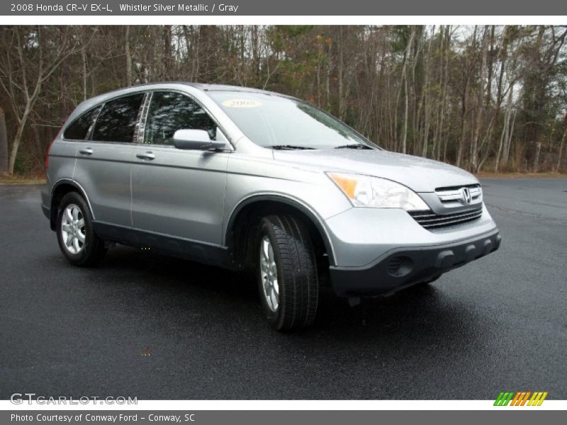 Whistler Silver Metallic / Gray 2008 Honda CR-V EX-L