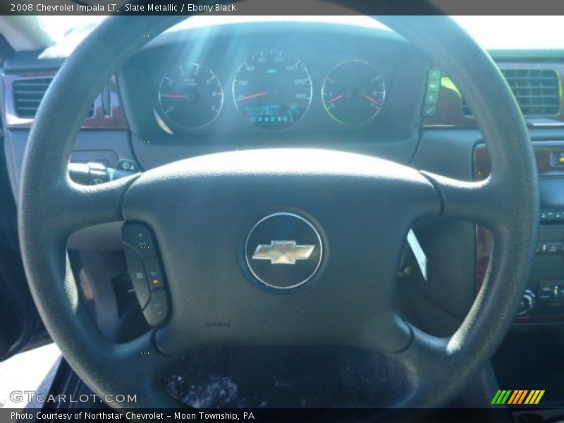 Slate Metallic / Ebony Black 2008 Chevrolet Impala LT