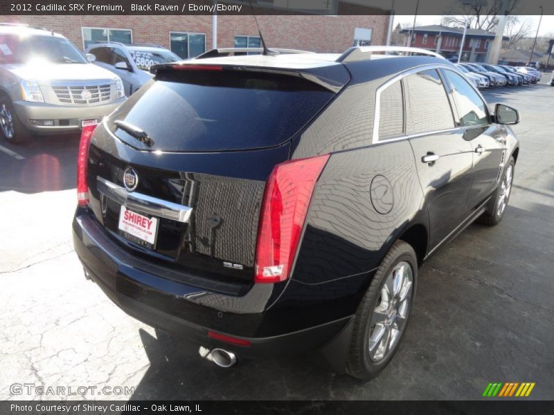 Black Raven / Ebony/Ebony 2012 Cadillac SRX Premium