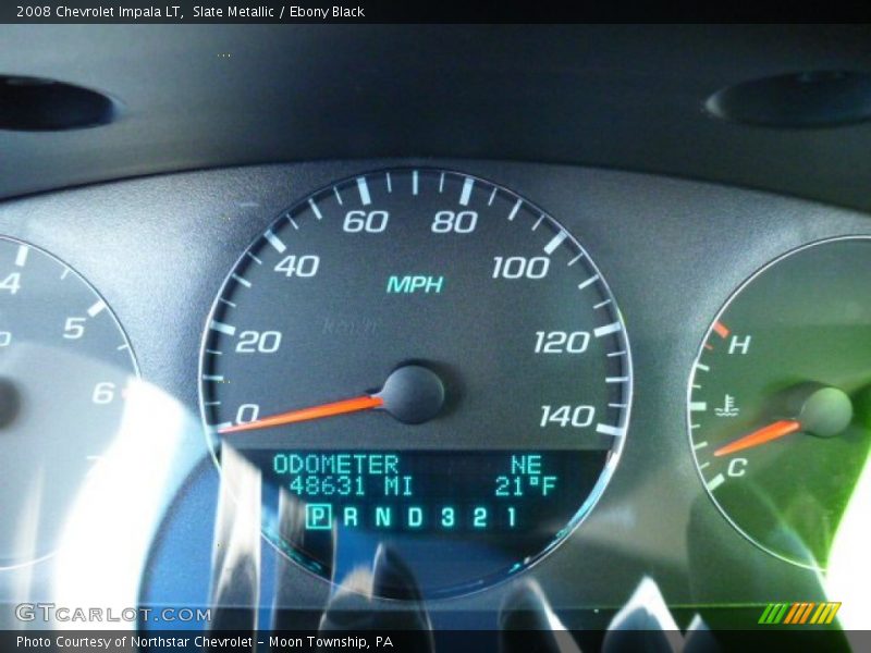 Slate Metallic / Ebony Black 2008 Chevrolet Impala LT